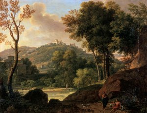 Landsbygden runt Florens, Italien, slutet av 1700-talet