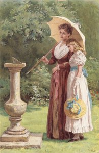 Jag räknar bara de ljusa timmarna (chromolitho)