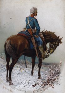 Horse Guard (färg litho)