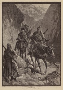 Kurdiska marodörer (litografi)