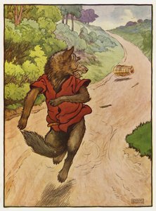 Illustration för de tre små grisarna av Frank Adams