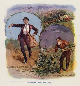 Frötid och skörd (färglitografi)