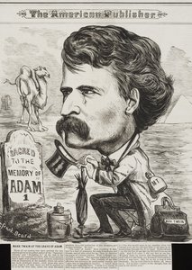 The American Publisher, pub. 1872 (litografi) av Frank Beard