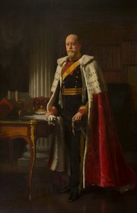 Porträtt av George Cecil Orlando, 4:e earlen av Bradford (1845-1915), ca 1865-1915 (olja på duk)