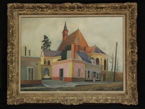 Kapellet i Notre Dame - Chartres, ca 1938 av Frank Coombs