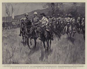 Till Portugals kungs ära, återblick på hans majestäts födelsedag i Komati Poort av Frank Craig