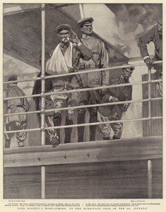 Lord Roberts hemkomst, på orkandäcket på SS Canada