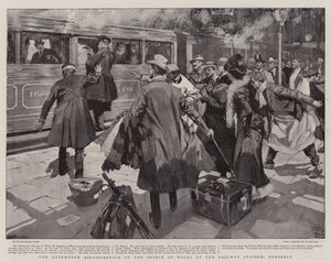 Mordförsöket på prinsen av Wales vid järnvägsstationen i Bryssel av Frank Craig