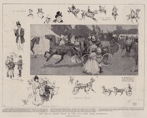 Royal Horse Show i Old Deer Park, Richmond av Frank Craig