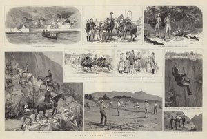 En löpning i land vid St Helena av Frank Dadd