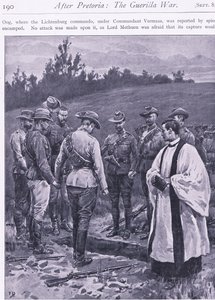 Hämndens ed, illustration från After Pretoria: The Guerilla War, 1902