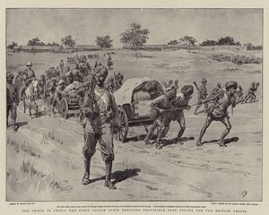 Krisen i Kina, First Coolie Corps som förde proviant till Peking för de brittiska trupperna
