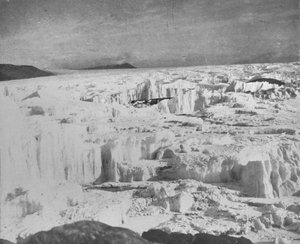 Koettlitz-glaciären, strax norr om Heald Island, visar istoppar, Etc c1911, 1913