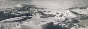 Den nedre Koettlitz-glaciären, visar effekten av tövatten, c1911, 1913