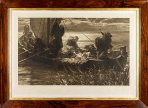 Arthurs död (fotogravyr) av Frank Dicksee