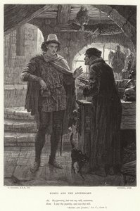 Romeo och apotekaren, Romeo och Julia, akt V, scen I