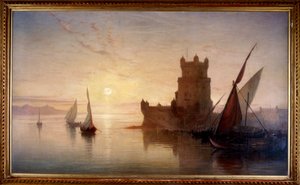 Lissabon - Balems slott, 1850.