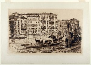 Canal Grande, Venedig av Frank Duveneck