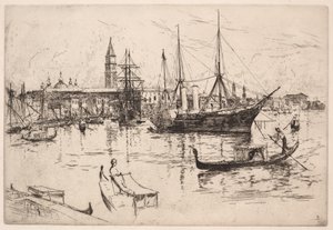 Lagunen, Venedig av Frank Duveneck
