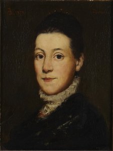 Porträtt av en kvinna av Frank Duveneck