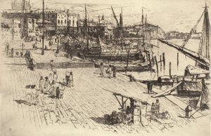 Riva degli Schiavoni (plansch 1) av Frank Duveneck
