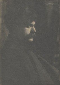 Porträtt av Alfred Stieglitz, ca. 1899. av Frank Eugene