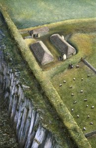 Hadrianus vägg: Sewingshields Wall, c2nd century, c1990-2010