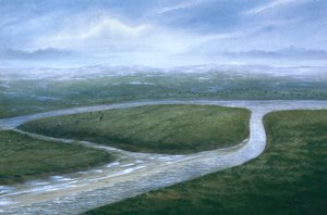 Valley of the River Colne, södra England, 8000 f.Kr