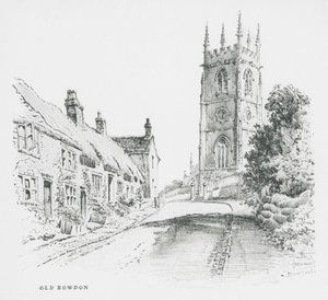 Old Bowdon (litografi) av Frank Greenwood