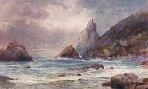 Nya Zeeland: Bream Head, Whangarei Heads (färglitografi)