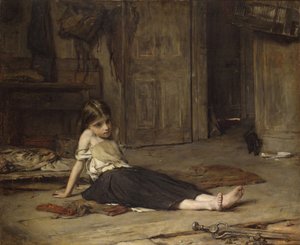 Flicka vid elden, 1867
