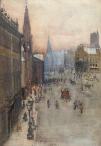 Gatubild, 1894 (wc på papper)