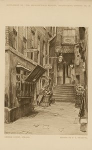 George Court on the Strand (gravyr)