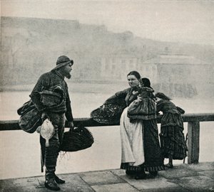 Fisher people, Whitby, c1890 av Frank Meadow Sutcliffe