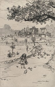 Tuilerierna, 1915 av Frank Milton Armington