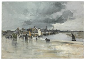 Hamnen i St. Vaast, Haag, 1882