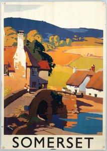 "Somerset", GWR-affisch, ca 1930-talet (tryck)