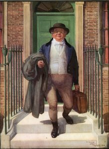 Mr Pickwick (färglitografi) av Frank Reynolds
