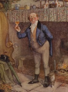 Mr Pickwick (färglitografi)