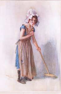 Markisinnan, ca 1920 (färglitografi) av Frank Reynolds
