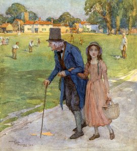 The Wayfarers (färglitografi) av Frank Reynolds