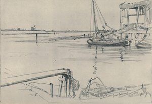 On the Bure, Great Yarmouth, 1894, 1919 av Frank Short