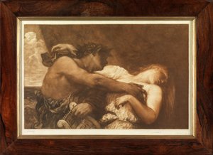 Orfeus och Eurydike (mezzotint)