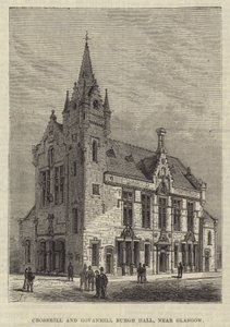 Crosshill och Govanhill Burgh Hall, nära Glasgow av Frank Watkins