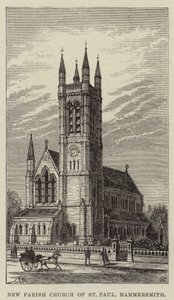 Nya församlingskyrkan St Paul, Hammersmith av Frank Watkins