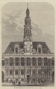 The New Campanile av Hotel de Ville, i Paris av Frank Watkins