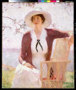Min dotter Elisabeth, ca 1914 (olja på duk)