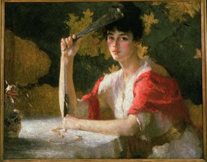 Röd och guld av Frank Weston Benson