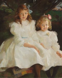 Två små flickor av Frank Weston Benson