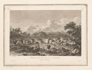 Utsikt över stenbrottet vid Campo Bello, Selinunte Vuë prize dans les Carrieres de Campo bello près de Selinunte (titel på objekt) av François Allix